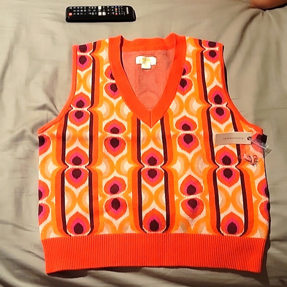 Maeve Vera jacquard sweater vest